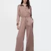 Återvunnen Satin Jumpsuit