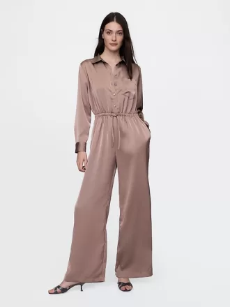 Återvunnen Satin Jumpsuit