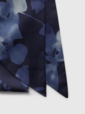 Återvunnen Satin Skinny Scarf
