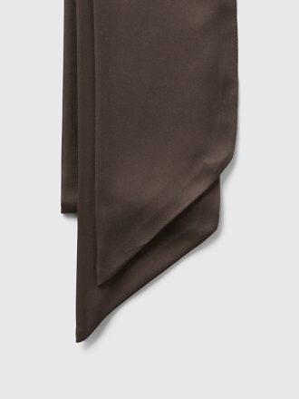 Återvunnen Satin Skinny Scarf