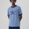 Atletisk logotyp grafisk T-shirt