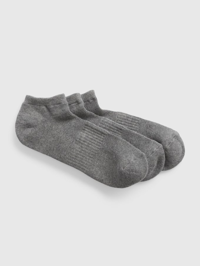 Atletiska ankelstrumpor (3-pack)