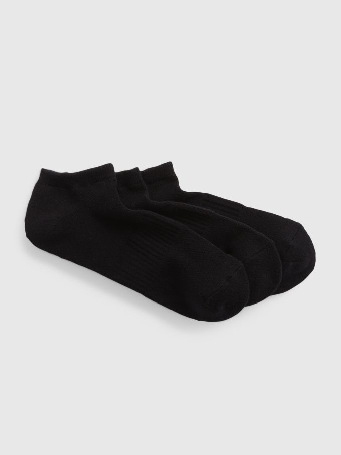 Atletiska ankelstrumpor (3-pack)