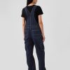 Avslappnad Denim Cargo Overall