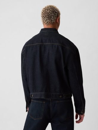 Avslappnad Selvedge Denim Icon Jacka