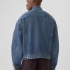 Avslappnad ikon jeansjacka