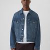 Avslappnad ikon jeansjacka