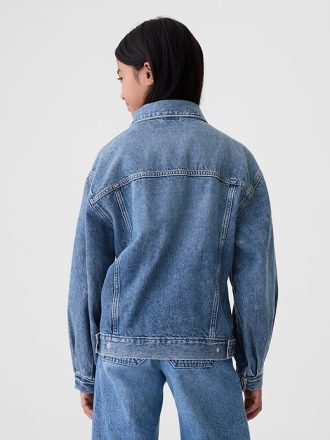 Avslappnad jeansjacka för barn