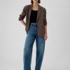 Avslappnad pläd blazer
