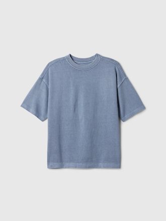 Avslappnad tungvikts T-shirt för barn
