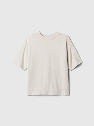 Avslappnad tungvikts T-shirt för barn