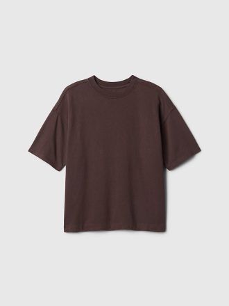 Avslappnad tungvikts T-shirt för barn