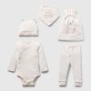 Baby 100 % ekologisk bomull 5-delad presentset
