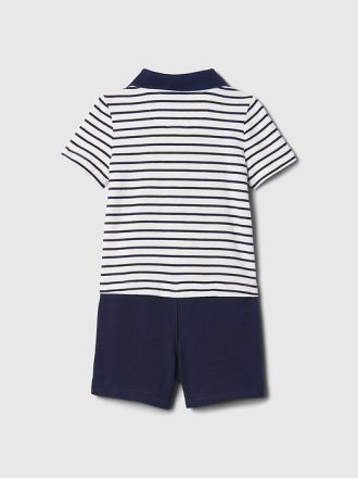 Baby 2-i-1 Polo Shorty One-Piece