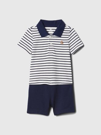 Baby 2-i-1 Polo Shorty One-Piece