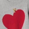 Baby Bear Heart Sweater One-Piece