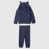 Baby CashSoft Bear Hoodie Outfit Set