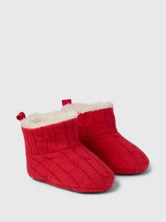 Baby CashSoft Mysig Sweater Booties