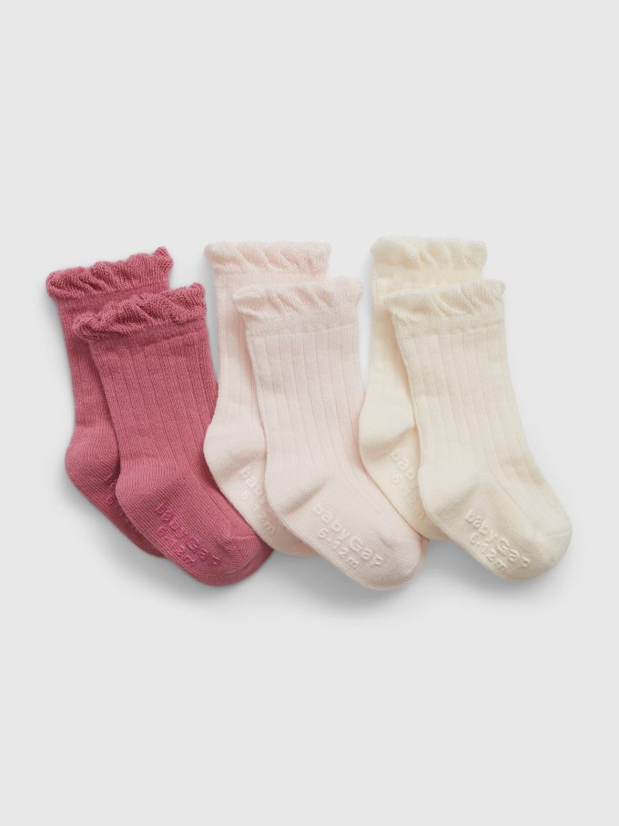 Baby First Favorites Crew Socks (3-pack)