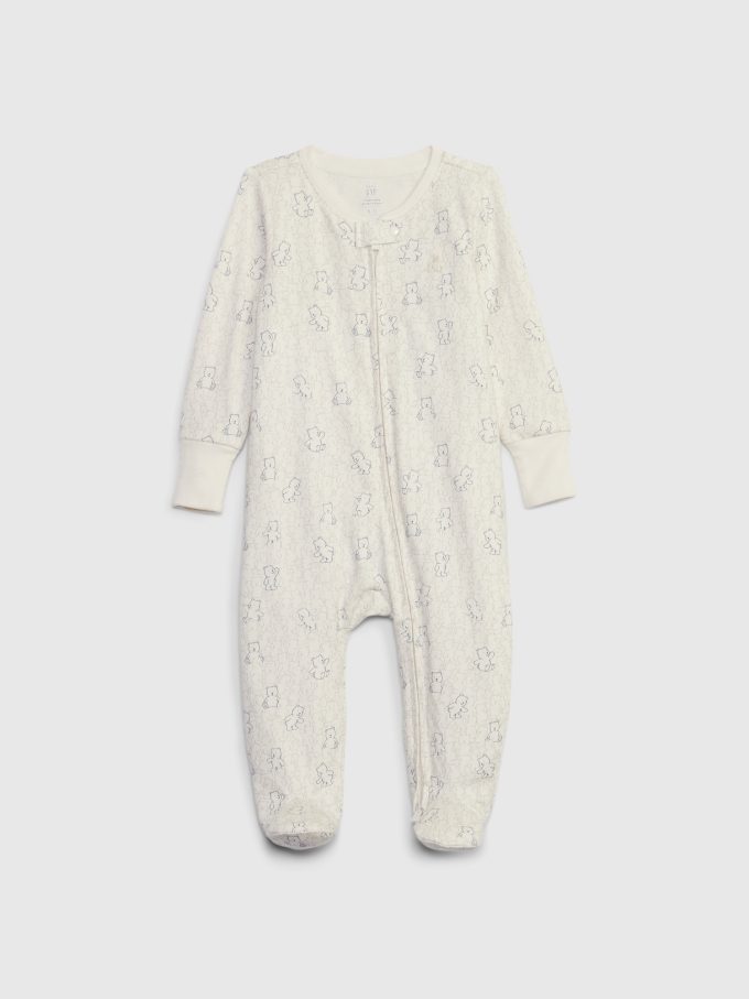 Baby First Favorites Organisk CloudCotton Footed One-Piece Baby First Favorites Organisk CloudCotton Footed One-Piece