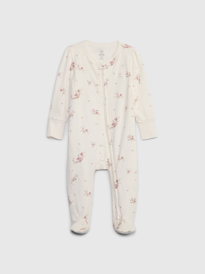 Baby First Favorites Organisk CloudCotton Footed One-Piece Baby First Favorites Organisk CloudCotton Footed One-Piece