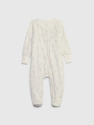 Baby First Favorites Organisk CloudCotton Footed One-Piece