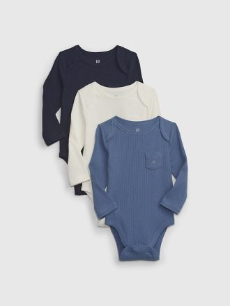 Baby First Favorites TinyRib Bodysuit (3-pack)