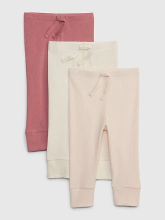 Baby First Favorites TinyRib Pants (3-pack)