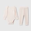 Baby Grow-With Me Rib Outfit Set Baby Grow-With Me Rib Outfit Set