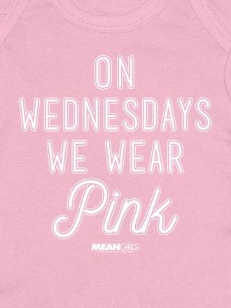 Baby Mean Girls På onsdagar bär vi rosa bodysuit