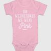 Baby Mean Girls På onsdagar bär vi rosa bodysuit