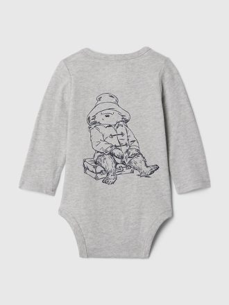 Baby Paddington Broderad Bodysuit i ekologisk bomull