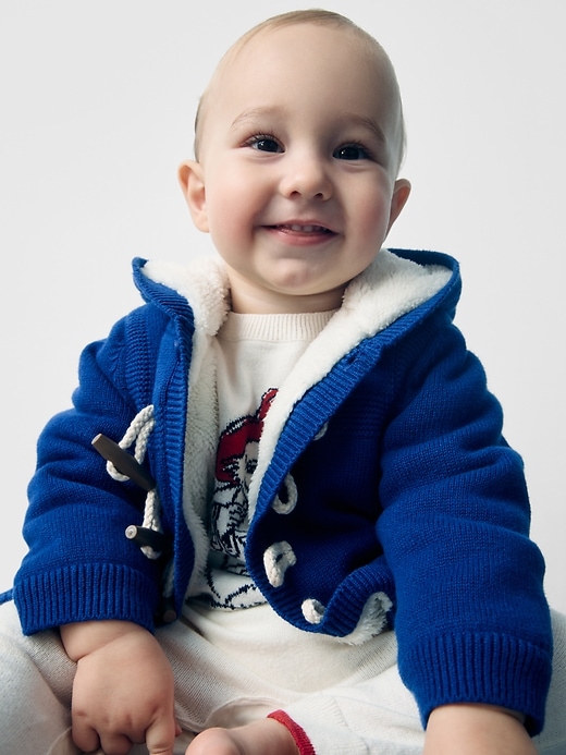 Baby Paddington Toggle Sweater Hoodie Baby Paddington Toggle Sweater Hoodie