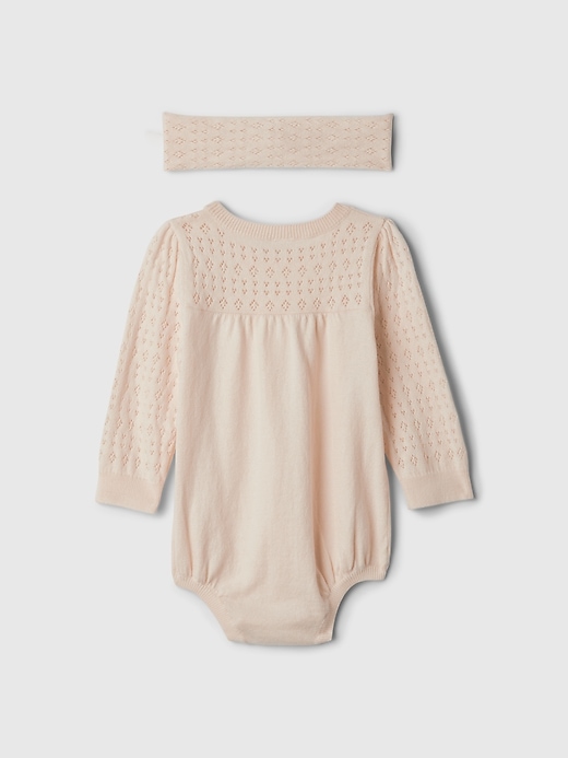 Baby Pointelle Sweater Bodysuit Set Baby Pointelle Sweater Bodysuit Set