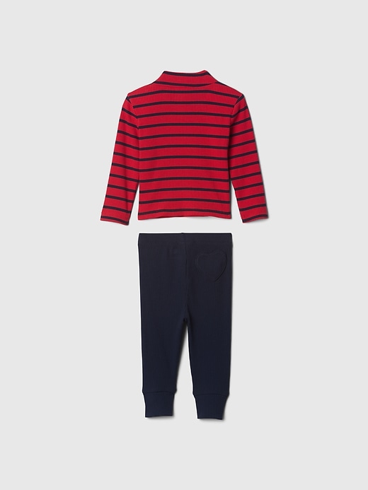 Baby Rib Mockneck Outfit Set Baby Rib Mockneck Outfit Set