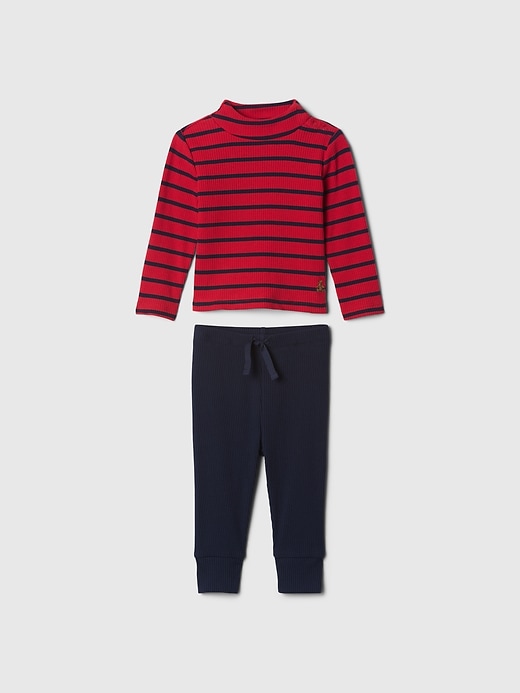 Baby Rib Mockneck Outfit Set Baby Rib Mockneck Outfit Set
