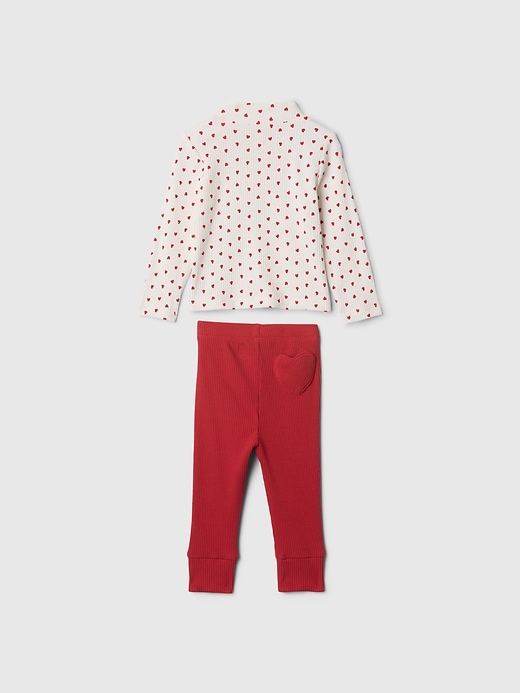Baby Rib Mockneck Outfit Set Baby Rib Mockneck Outfit Set