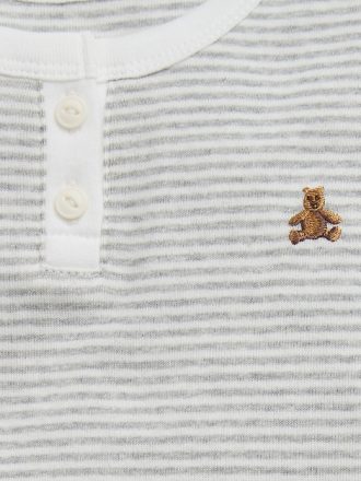 Baby & Småbarn Ekologisk bomull Henley PJ Set
