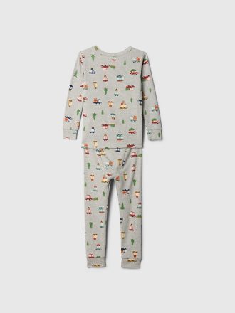 Baby & Småbarn Organisk Borstad Bomull PJ Set