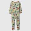 Baby & Småbarn Organisk Borstad Bomull PJ Set