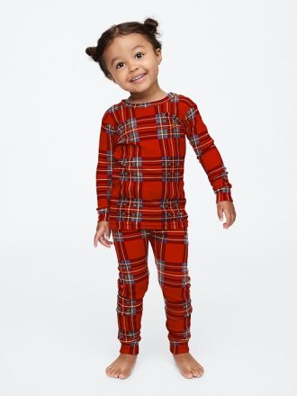 Baby & Småbarn Organisk Borstad Bomull PJ Set