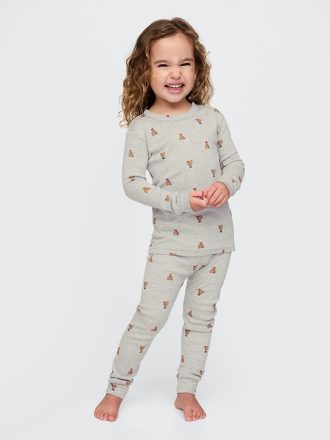 Baby & Småbarn Organisk Borstad bomull Holiday PJ Set