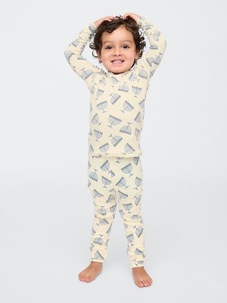 Baby & Småbarn Organisk Borstad bomull Holiday PJ Set