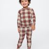 Baby & Småbarn Organisk Borstad bomull Holiday PJ Set