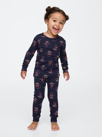 Baby & Småbarn Organisk Borstad bomull Holiday PJ Set