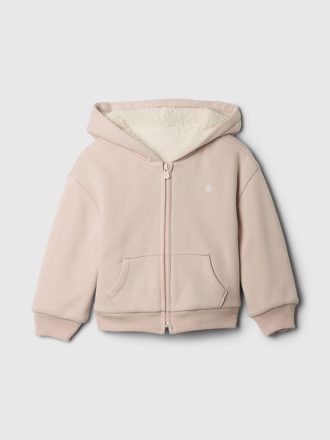 Baby & Toddler Mysig vintage mjuk hoodie med dragkedja
