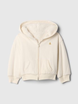 Baby & Toddler Mysig vintage mjuk hoodie med dragkedja