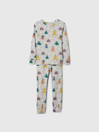 Baby & Toddler Sesam Street Organisk Borstad bomull PJ Set