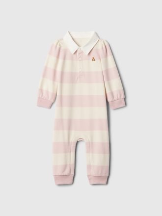 Baby Vintage mjuk Rugby Polo One-Piece