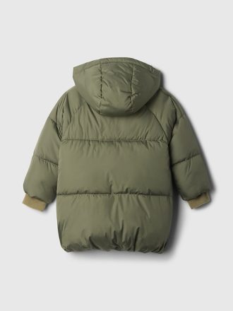 Baby & Återvunnen, tung Sherpa-fodrad PrimaLoft® Pufferjacka för småbarn